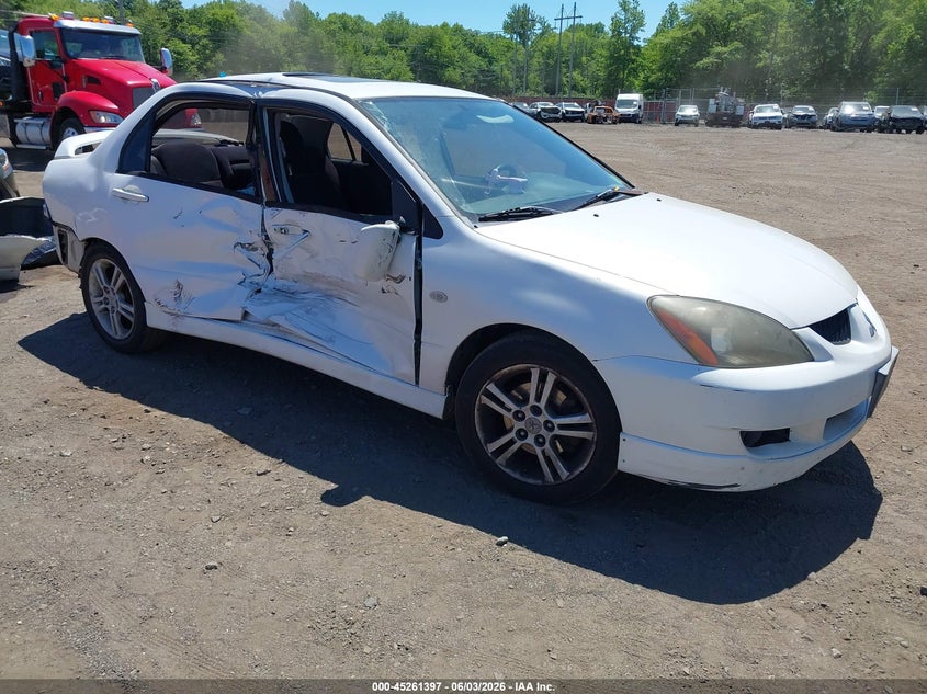 2004 Mitsubishi Lancer VIN JA3AJ66F24U016617 IAAI salvage auction — RIGHT SIDE, Salvage (Idaho), sold $400 on 2026-07-08 (photo 1)