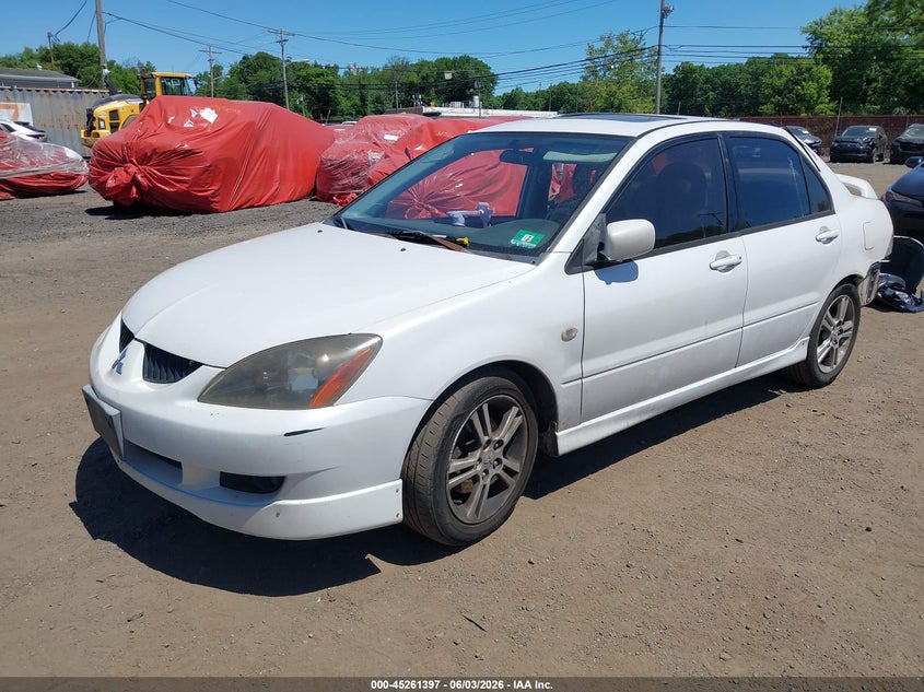 2004 Mitsubishi Lancer VIN JA3AJ66F24U016617 IAAI salvage auction — RIGHT SIDE, Salvage (Idaho), sold $400 on 2026-07-08 (photo 2)