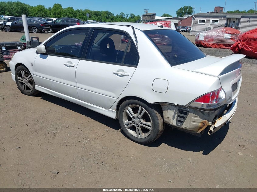 2004 Mitsubishi Lancer VIN JA3AJ66F24U016617 IAAI salvage auction — RIGHT SIDE, Salvage (Idaho), sold $400 on 2026-07-08 (photo 3)