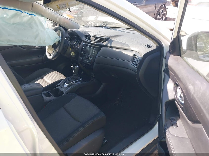 2017 Nissan Rogue VIN JN8AT2MV6HW011482 IAAI salvage auction — FRONT END, Salvage Title, sold $600 on 2026-07-14 (photo 5)