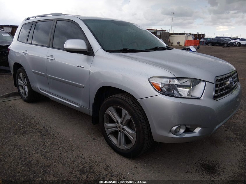 2008 Toyota Highlander VIN JTEES43A782052717 IAAI salvage auction — FRONT END, Salvage (Colorado), sold $1,700 on 2026-07-28 (photo 1)