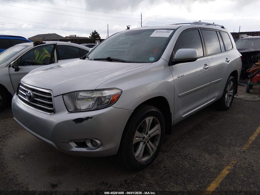 2008 Toyota Highlander VIN JTEES43A782052717 IAAI salvage auction — FRONT END, Salvage (Colorado), sold $1,700 on 2026-07-28 (photo 2)