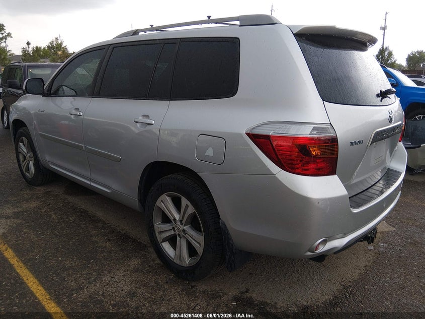 2008 Toyota Highlander VIN JTEES43A782052717 IAAI salvage auction — FRONT END, Salvage (Colorado), sold $1,700 on 2026-07-28 (photo 3)