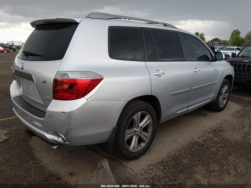 2008 Toyota Highlander VIN JTEES43A782052717 IAAI salvage auction — FRONT END, Salvage (Colorado), sold $1,700 on 2026-07-28 (photo 4)