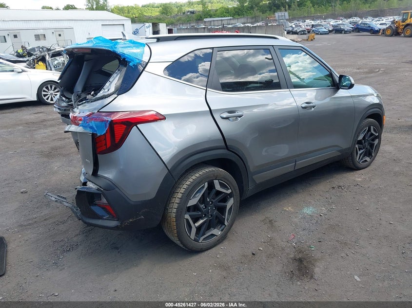 2024 Kia Seltos VIN KNDETCA74R7498492 IAAI salvage auction — REAR END, Salvage (Pennsylvania), sold $4,700 on 2026-07-28 (photo 4)