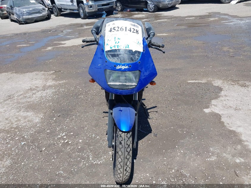 2007 Kawasaki Ex500 VIN JKAEXVD157A103608 IAAI salvage auction — LEFT & RIGHT, Salvage (Idaho), sold $250 on 2026-07-22 (photo 5)