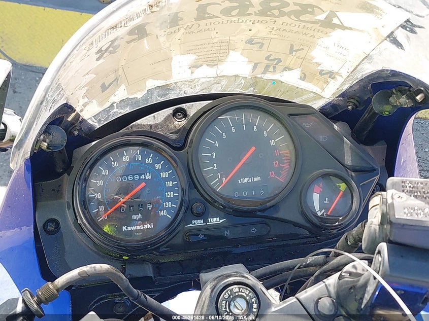 2007 Kawasaki Ex500 VIN JKAEXVD157A103608 IAAI salvage auction — LEFT & RIGHT, Salvage (Idaho), sold $250 on 2026-07-22 (photo 7)