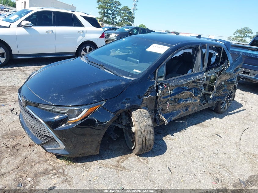2019 Toyota Corolla VIN JTNK4RBE9K3045557 IAAI salvage auction — FRONT & REAR, Salvage Title, sold $1,950 on 2026-07-15 (photo 2)