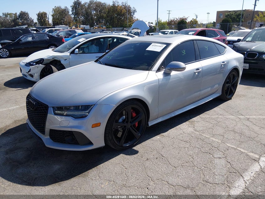 2016 Audi Rs7 VIN WUAW2BFCXGN902849 IAAI salvage auction — REAR END, Wait Title, sold $12,900 on 2026-07-31 (photo 2)