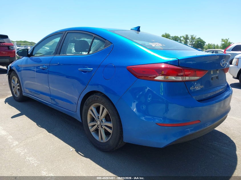 2017 Hyundai Elantra VIN KMHD84LF2HU106483 IAAI salvage auction — FRONT END, Salvage Title, sold $1,025 on 2026-07-20 (photo 3)