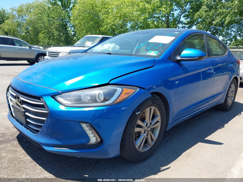 2017 Hyundai Elantra VIN KMHD84LF2HU106483 IAAI salvage auction — FRONT END, Salvage Title, sold $1,025 on 2026-07-20 (photo 6)