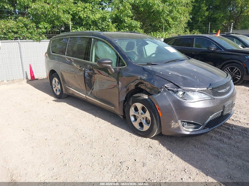 2017 Chrysler Pacifica VIN 2C4RC1EG2HR851342 IAAI salvage auction — RIGHT SIDE, Salvage Title, sold $1,600 on 2026-07-29 (photo 1)