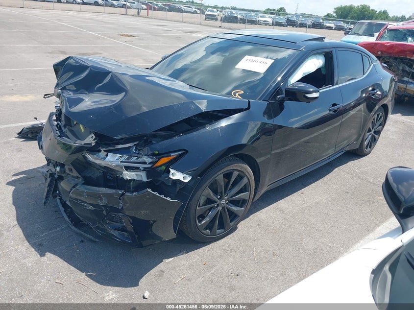 2023 Nissan Maxima VIN 1N4AA6EV3PC501584 IAAI salvage auction — FRONT END, Salvage Title, sold $2,550 on 2026-07-09 (photo 2)