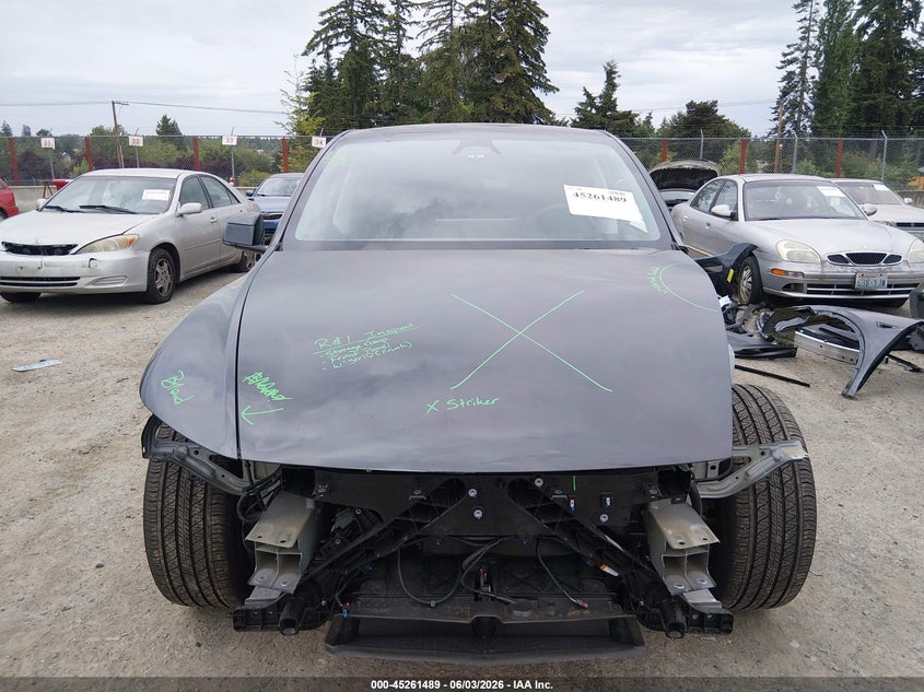2026 Tesla Model y VIN 7SAYGDED1TF398796 IAAI salvage auction — FRONT END, Salvage Title, sold $18,300 on 2026-08-02 (photo 6)
