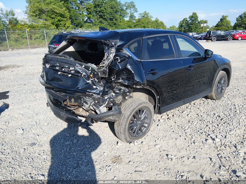 2019 Mazda Cx-5 VIN JM3KFBBM5K1665712 IAAI salvage auction — REAR END, Salvage Title, sold $25 on 2026-07-29 (photo 4)