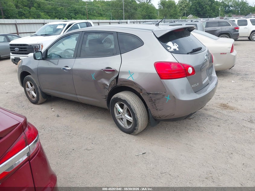 2010 Nissan Rogue VIN JN8AS5MV3AW147255 IAAI salvage auction — LEFT REAR, Salvage (Iowa), sold $700 on 2026-07-27 (photo 3)