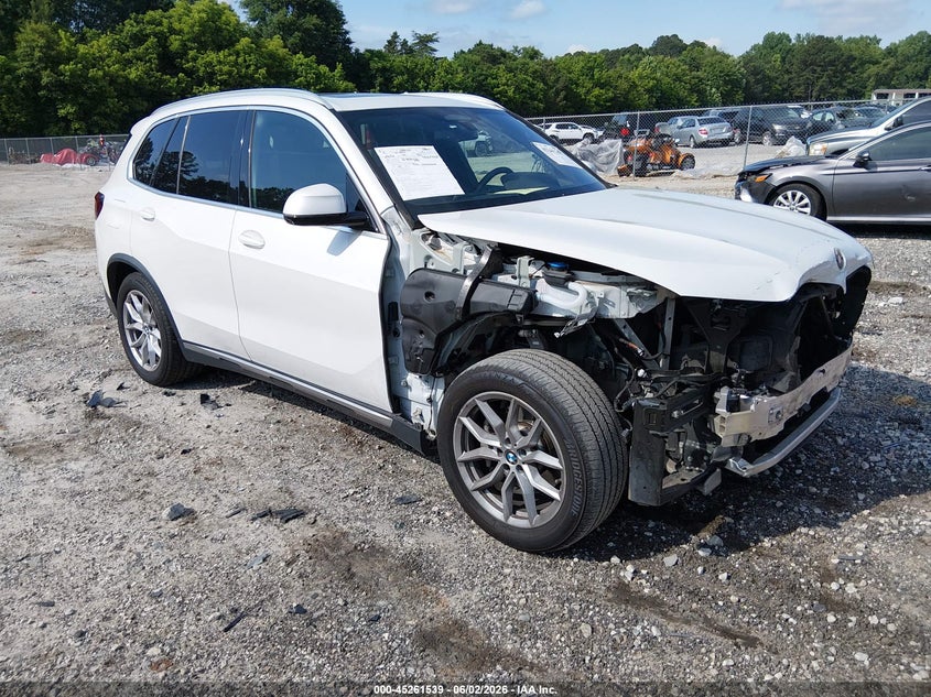 2022 BMW X5 VIN 5UXCR4C09N9J59686 IAAI salvage auction — FRONT END, Salvage (Georgia), sold $19,500 on 2026-07-31 (photo 1)
