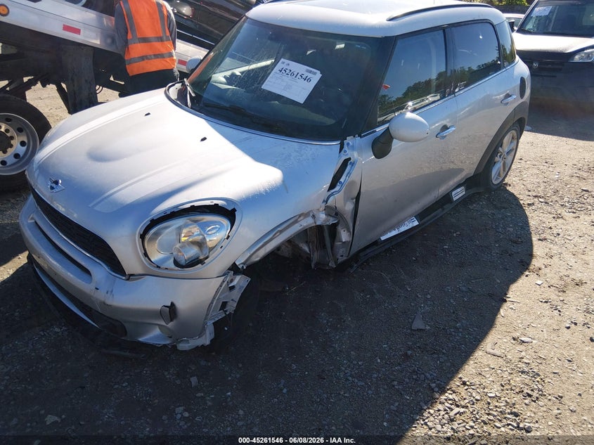 2013 Mini Countryman VIN WMWZC3C54DWP24524 IAAI salvage auction — LEFT FRONT, Salvage Title, sold $450 on 2026-08-07 (photo 6)