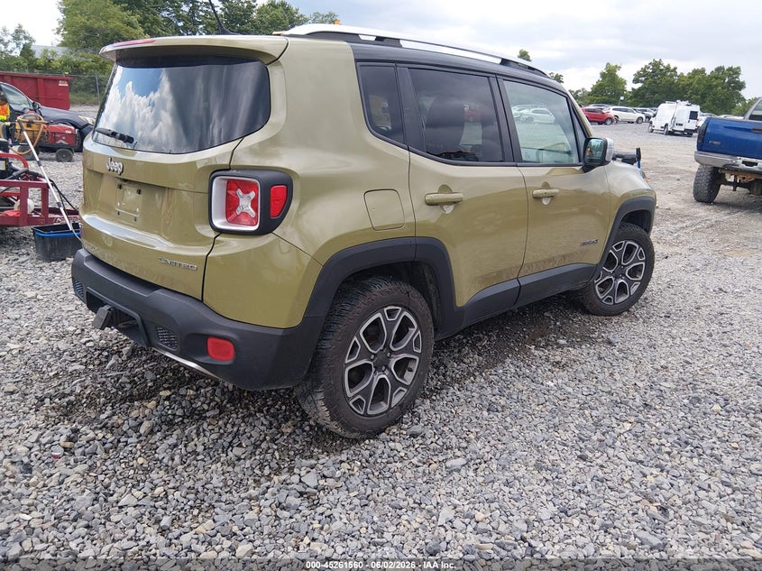 2015 Jeep Renegade VIN ZACCJBDT0FPB70696 IAAI salvage auction — LEFT SIDE, Salvage (West Virginia), sold $1,525 on 2026-08-12 (photo 4)