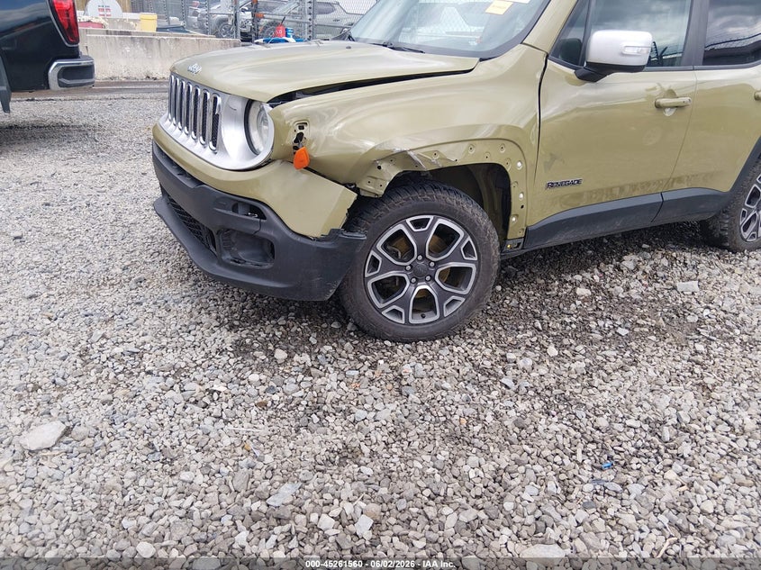 2015 Jeep Renegade VIN ZACCJBDT0FPB70696 IAAI salvage auction — LEFT SIDE, Salvage (West Virginia), sold $1,525 on 2026-08-12 (photo 6)