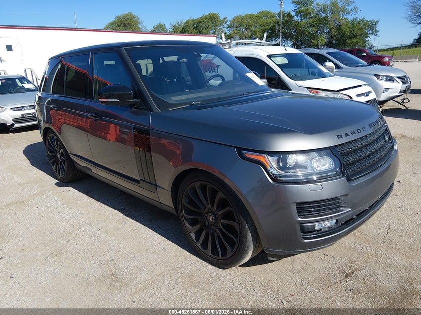 2016 Land rover RANGE ROVER VIN SALGS2EF9GA253106 IAAI salvage auction — NORMAL WEAR, Certificate Of Title (Nebraska), sold $4,350 on 2026-07-09 (photo 1)