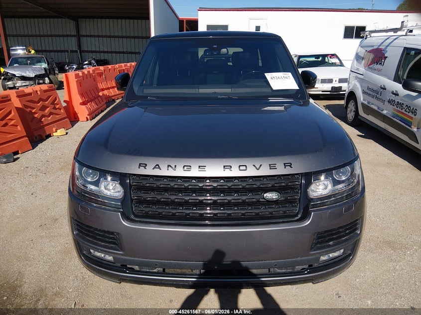 2016 Land rover RANGE ROVER VIN SALGS2EF9GA253106 IAAI salvage auction — NORMAL WEAR, Certificate Of Title (Nebraska), sold $4,350 on 2026-07-09 (photo 6)