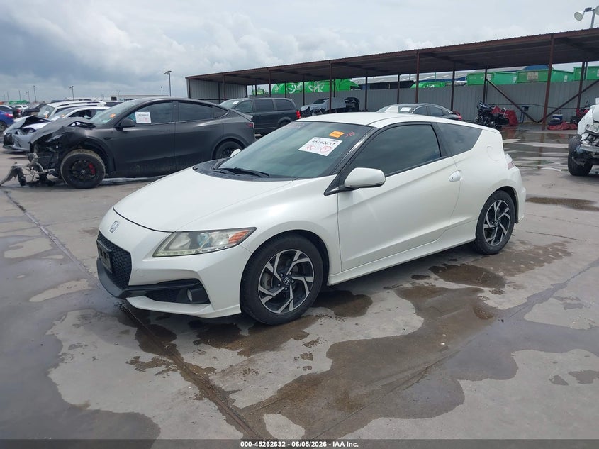 2016 Honda Cr-z VIN JHMZF1D67GS000441 IAAI salvage auction — HAIL, Salvage Title, sold $4,950 on 2026-07-22 (photo 2)