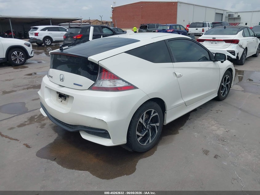 2016 Honda Cr-z VIN JHMZF1D67GS000441 IAAI salvage auction — HAIL, Salvage Title, sold $4,950 on 2026-07-22 (photo 4)