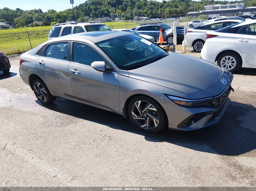 2024 Hyundai Elantra VIN KMHLN4DJXRU120527 IAAI salvage auction — LEFT FRONT, Salvage (Missouri), sold $7,475 on 2026-07-07 (photo 1)