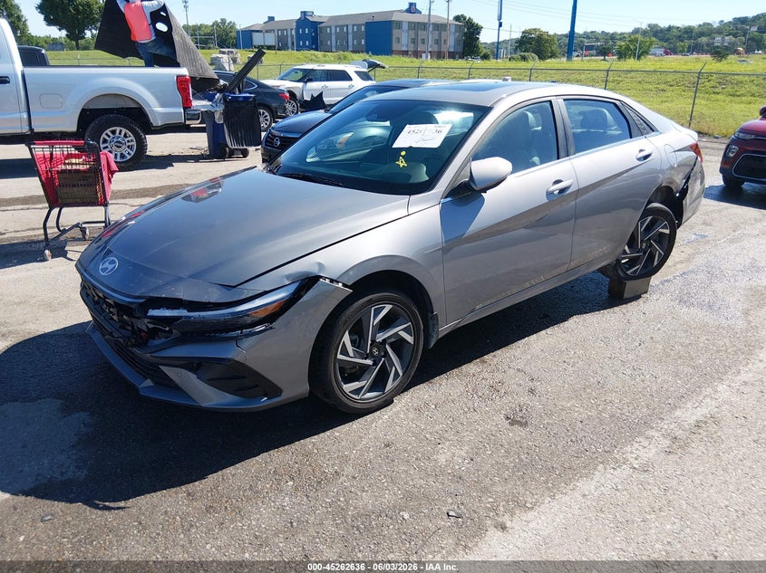 2024 Hyundai Elantra VIN KMHLN4DJXRU120527 IAAI salvage auction — LEFT FRONT, Salvage (Missouri), sold $7,475 on 2026-07-07 (photo 2)