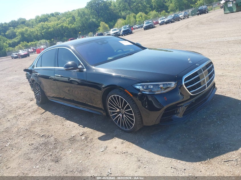 2022 Mercedes-benz S-klasse VIN W1K6G7GB1NA100606 IAAI salvage auction — REAR END, Salvage (Illinois), sold $37,800 on 2026-07-30 (photo 1)