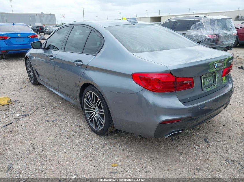 2019 BMW 5er VIN WBAJE5C53KWW11339 IAAI salvage auction — WATER/FLOOD, Salvage Title, sold $13,700 on 2026-08-20 (photo 3)