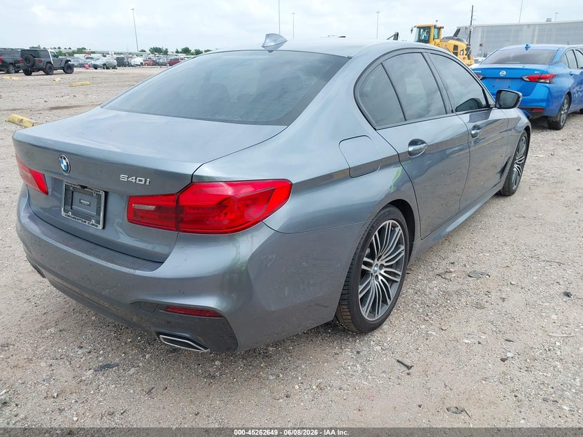 2019 BMW 5er VIN WBAJE5C53KWW11339 IAAI salvage auction — WATER/FLOOD, Salvage Title, sold $13,700 on 2026-08-20 (photo 4)