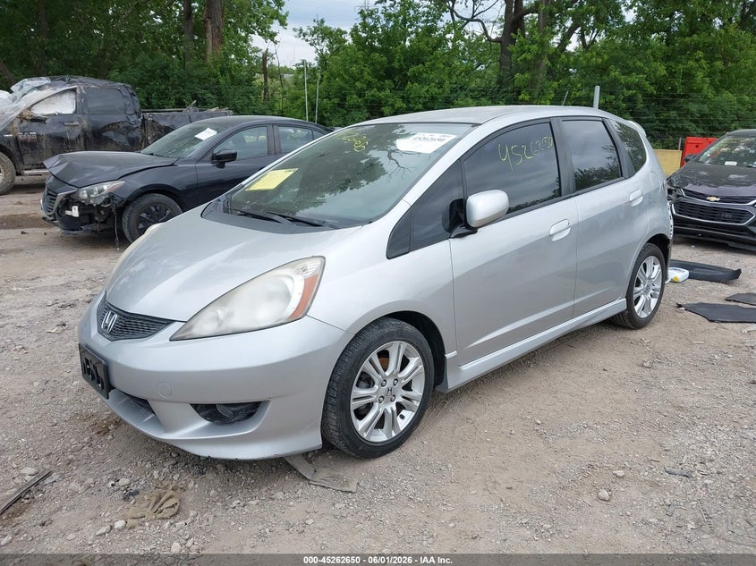 2011 Honda Fit VIN JHMGE8H55BS004775 IAAI salvage auction — REAR END, Clear (Indiana), sold $775 on 2026-07-15 (photo 2)