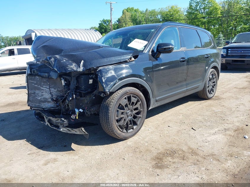 2022 Kia Telluride VIN 5XYP5DHC8NG296344 IAAI salvage auction — FRONT END, Salvage Title, sold $5,550 on 2026-07-23 (photo 2)