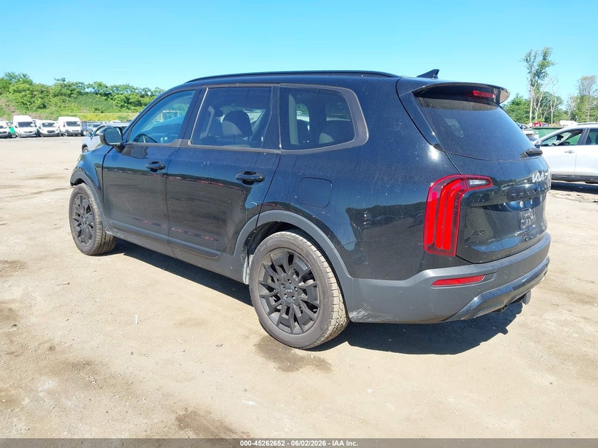 2022 Kia Telluride VIN 5XYP5DHC8NG296344 IAAI salvage auction — FRONT END, Salvage Title, sold $5,550 on 2026-07-23 (photo 3)