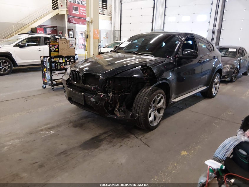 2014 BMW X6 VIN 5UXFG2C52E0H10969 IAAI salvage auction — LEFT FRONT, Salvage (Oregon), sold $3,825 on 2026-07-23 (photo 2)