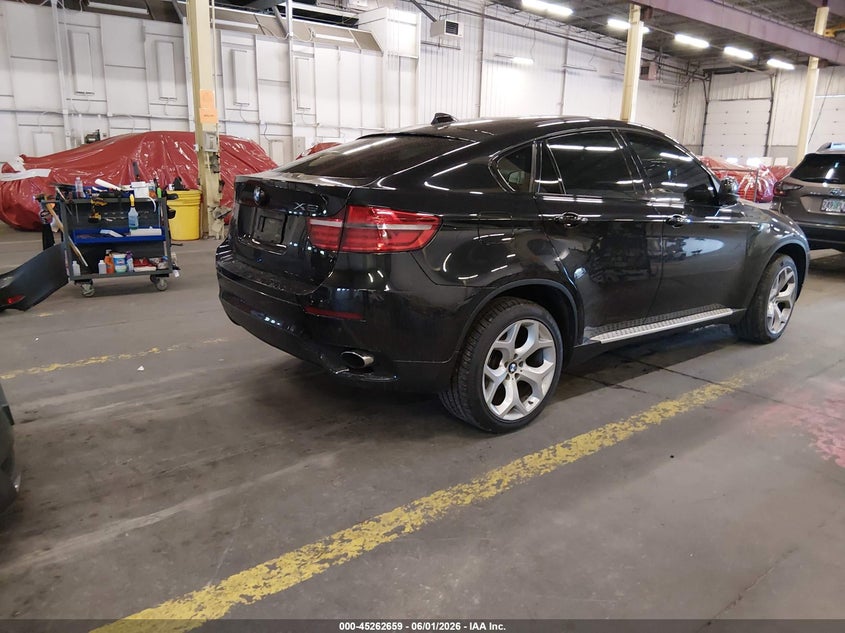 2014 BMW X6 VIN 5UXFG2C52E0H10969 IAAI salvage auction — LEFT FRONT, Salvage (Oregon), sold $3,825 on 2026-07-23 (photo 4)