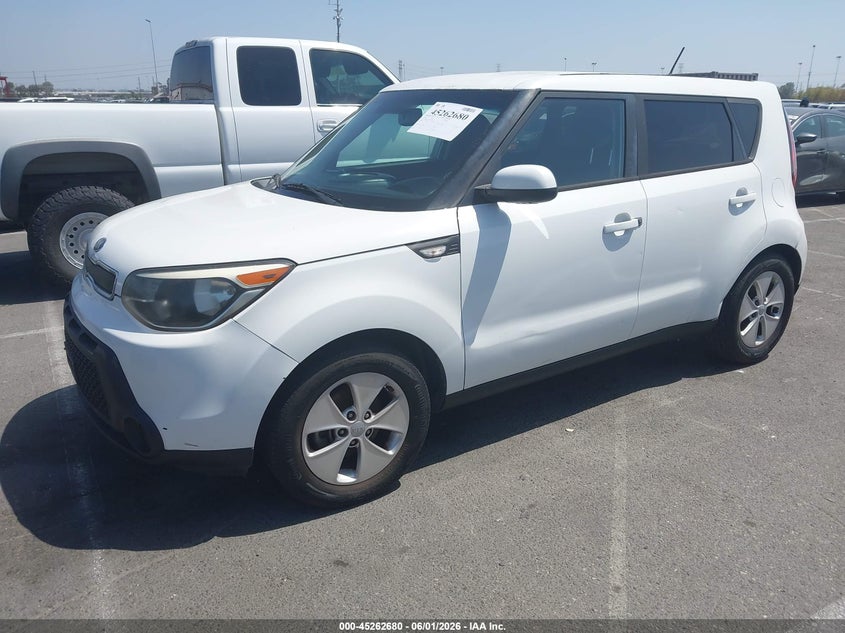 2014 Kia Soul VIN KNDJN2A22E7055064 IAAI salvage auction — NORMAL WEAR, Salvage Title, sold $1,200 on 2026-07-16 (photo 6)
