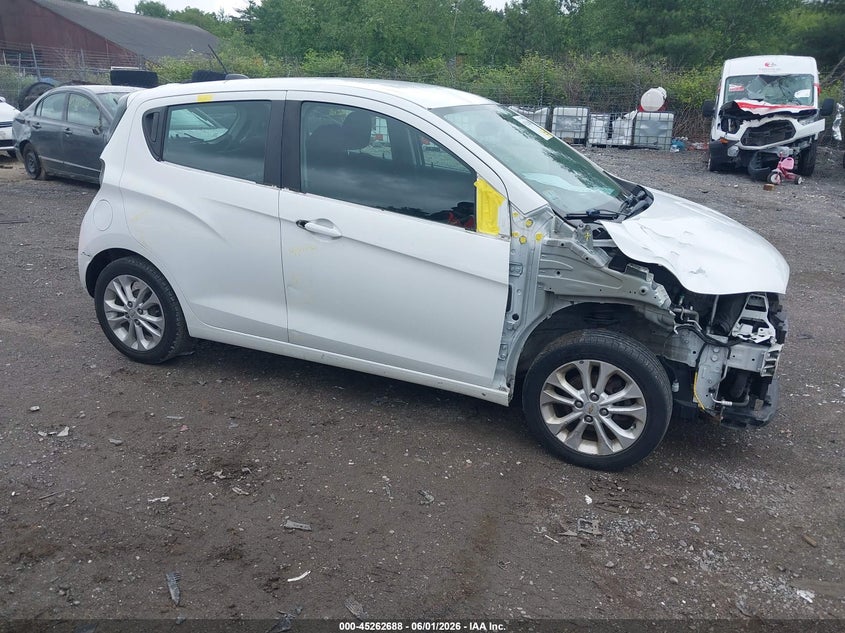 2020 Chevrolet Spark VIN KL8CD6SA2LC420350 IAAI salvage auction — FRONT END, Salvage (Massachusetts), sold $875 on 2026-07-24 (photo 1)