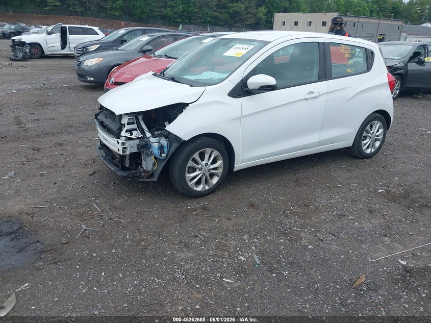 2020 Chevrolet Spark VIN KL8CD6SA2LC420350 IAAI salvage auction — FRONT END, Salvage (Massachusetts), sold $875 on 2026-07-24 (photo 2)