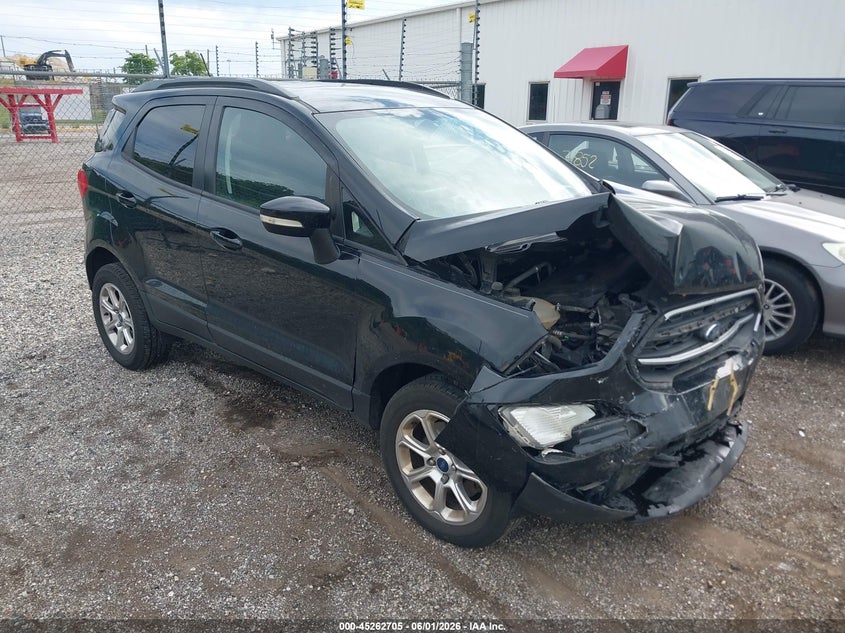 2018 Ford Ecosport VIN MAJ6P1UL0JC191800 IAAI salvage auction — FRONT END, Salvage Title, sold $700 on 2026-07-27 (photo 1)