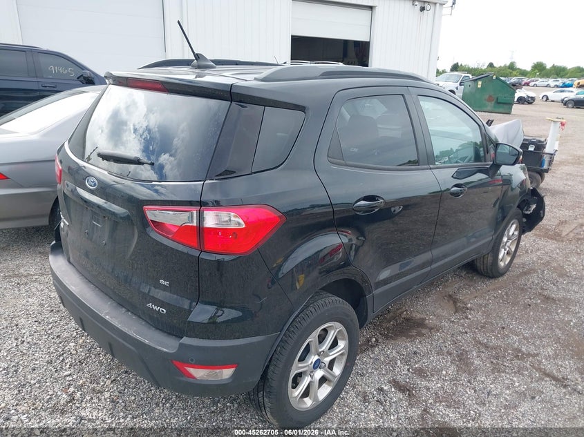 2018 Ford Ecosport VIN MAJ6P1UL0JC191800 IAAI salvage auction — FRONT END, Salvage Title, sold $700 on 2026-07-27 (photo 4)