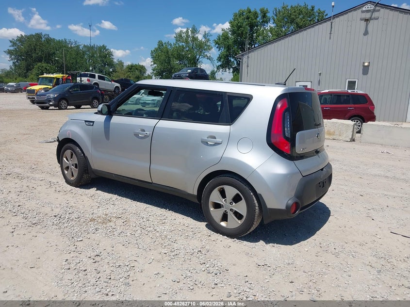 2016 Kia Soul VIN KNDJN2A27G7831529 IAAI salvage auction — FRONT END, Salvage Title, sold $425 on 2026-08-01 (photo 3)