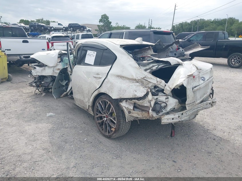 2021 Subaru Wrx sti VIN JF1VA2T67M9805533 IAAI salvage auction — BIO HAZARD, Salvage Title, sold $150 on 2026-07-21 (photo 3)
