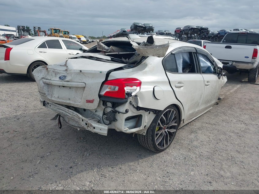 2021 Subaru Wrx sti VIN JF1VA2T67M9805533 IAAI salvage auction — BIO HAZARD, Salvage Title, sold $150 on 2026-07-21 (photo 4)