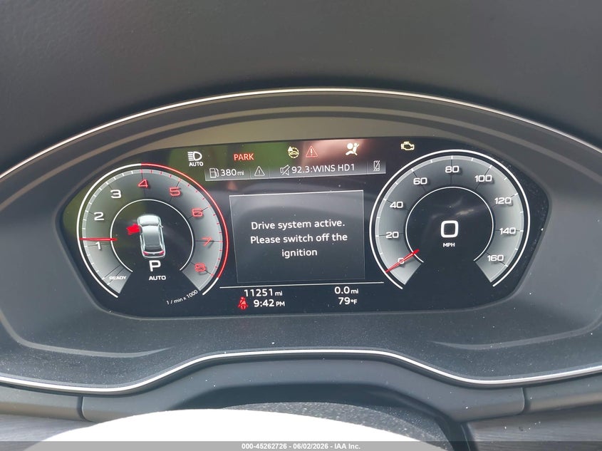 2025 Audi Q5 VIN WA1ABAFY1S2011642 IAAI salvage auction — FRONT END, Salvage Title, sold $12,100 on 2026-07-26 (photo 7)