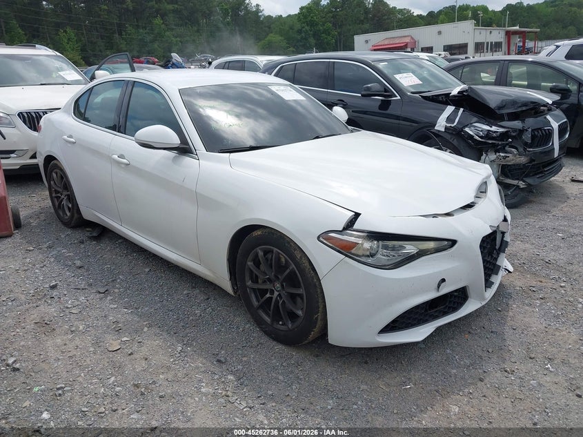 2019 Alfa romeo Giulia VIN ZARFAMAN6K7609649 IAAI salvage auction — FRONT END, Salvage (Georgia), sold $3,150 on 2026-08-11 (photo 1)