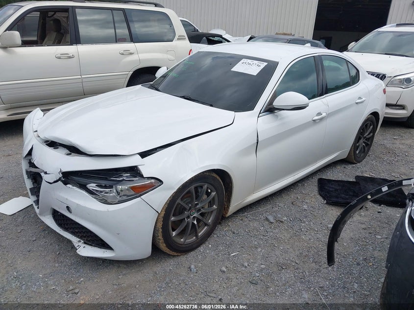 2019 Alfa romeo Giulia VIN ZARFAMAN6K7609649 IAAI salvage auction — FRONT END, Salvage (Georgia), sold $3,150 on 2026-08-11 (photo 2)
