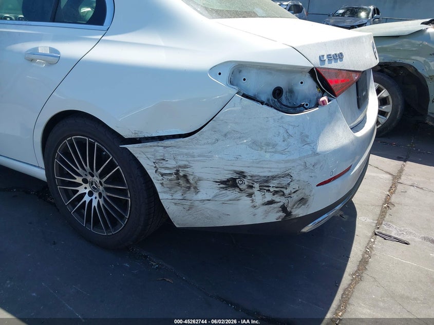 2024 Mercedes-benz C-klasse VIN W1KAF4GB2RR189489 IAAI salvage auction — REAR END, Salvage Certificate (California), sold $18,200 on 2026-07-29 (photo 6)